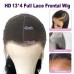 Human Hair HD Lace 13x4 Water Wave Lace Front Wigs（Full Frontal）