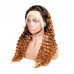 #1B/30 Color 13x4 Deep Wave Lace Front Wigs