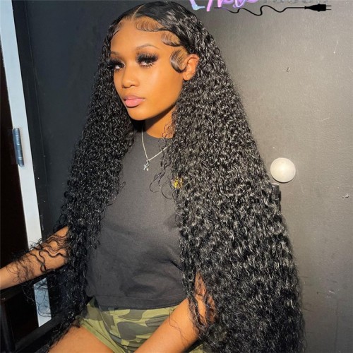 Human Hair HD Lace 13x4 Water Wave Lace Front Wigs（Full Frontal） | Human Hair Wig | Lace Front