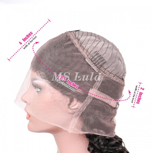 Deep Wave 360 Lace Front Wig 180 Density | Human Hair Wig | Lace Front