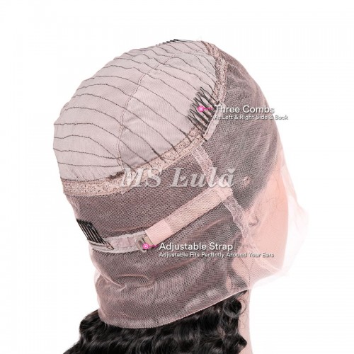 Deep Wave 360 Lace Front Wig 180 Density | Human Hair Wig | Lace Front