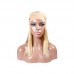 #613 Blonde Color Headband Wig Human Hair Straight Bob Wig 