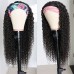 Headband Wig Human Hair Deep Wave Wig 