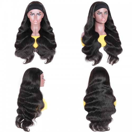 Headband Wig Human Hair Body Wave Wig  | Human Hair Wig | Lace Front