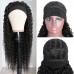 Headband Wig Human Hair Deep Wave Wig 