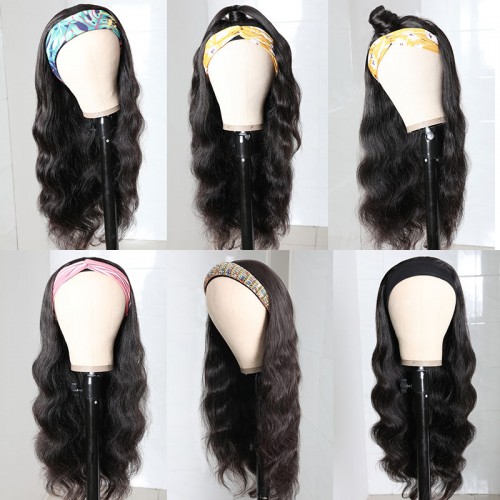 Headband Wig Human Hair Body Wave Wig  | Human Hair Wig | Lace Front
