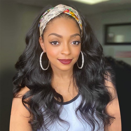 Headband Wig Human Hair Body Wave Wig  | Human Hair Wig | Lace Front