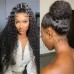 Deep Wave Transparent 360 Lace Front Wig Human Hair Wigs