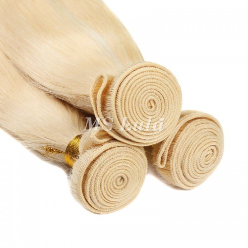 613# Virgin Natural Straight Hair Bundles With 1 Lace Closure | Human Hair Wig | Lace Front