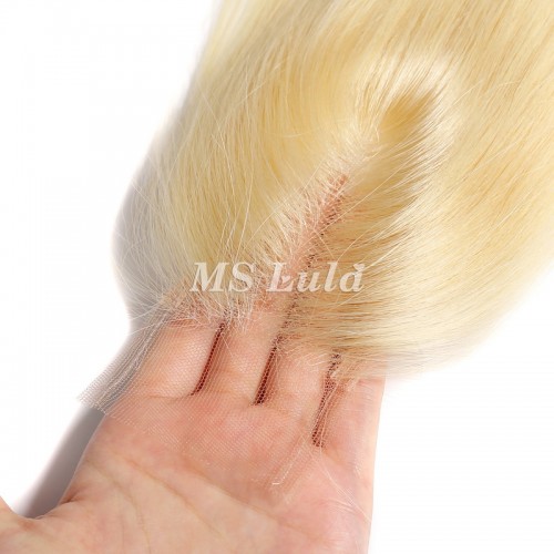 Virgin Hair #613 Blonde 2X6 HD Lace Closure | Human Hair Wig | Lace Front