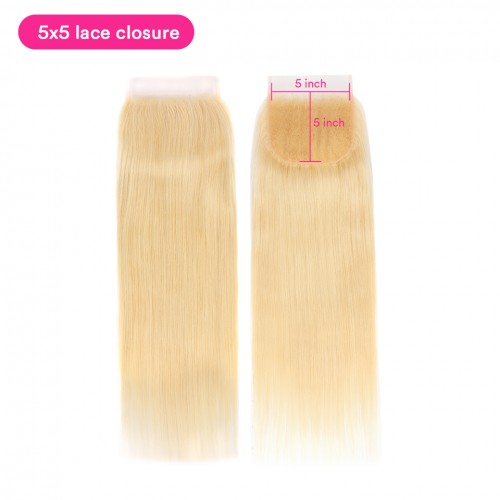 #613 Transparent Lace Closure Virgin Hair Natural Straight Lace Frontal Closure | Human Hair Wig | Lace Front
