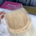 #613 HD Lace Closure Virgin Hair Natural Straight Lace Frontal Closure