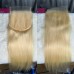 #613 HD Lace Closure Virgin Hair Natural Straight Lace Frontal Closure