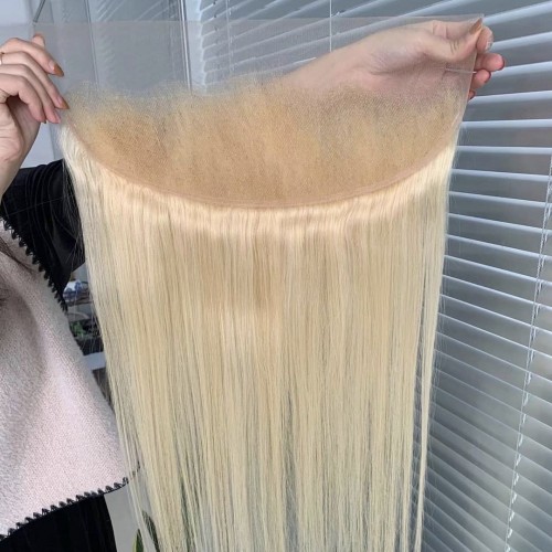 #613 Transparent Lace Closure Virgin Hair Natural Straight Lace Frontal Closure | Human Hair Wig | Lace Front
