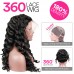 360 Pre-plucked 180 Density Lace Front Wig With Baby Hair All Around Loose Wave