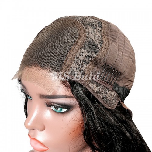 Deep Wave Lace Closure Wig Made By Bundles With Closure 180% Density | Human Hair Wig | Lace Front