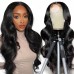 Body Wave Lace Closure Wig Made By Bundles With Closure 180% Density