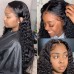 Deep Wave Transparent 4x4 5x5 Closure Wig Made By Bundles With Closure 