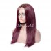 #4/99J Double Drawn Straight 4x4 Closure Wig