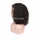 Double Drawn Pissy Curly 4x4 Closure Wig Made By Bundles With Closure