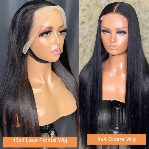 Long Hair 30-40 Inches Straight 4x4 5x5 13x4 HD Lace Wigs | Human Hair Wig | Lace Front