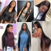 Long Hair 30-40 Inches Straight Transparent 4x4 5x5 Lace Wigs