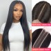 Straight 2x6 Lace Closure Wig Middle Part HD Transparent Lace Closure Affordable Price Human Hair Wigs