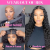 Ms Lula Wear and Go Water Wave Curly Glueless 5x5 HD Lace Closure Wig