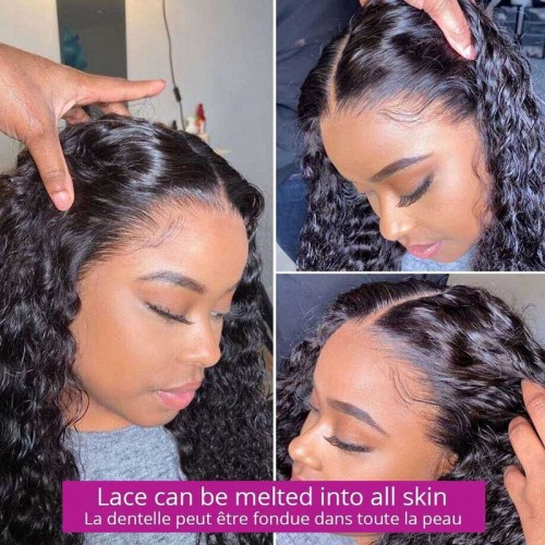Deep Wave 4x4 5x5 6x6 7x7 HD Closure Wig | Human Hair Wig | Lace Front