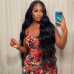 32 34 36 Inch Long Body Wave 13x4 Transparent Lace Full Frontal Wigs