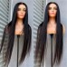 32 34 36 Inch Long Straight 13x4 Transparent Lace Full Frontal Wigs