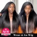 Kinky Straight 4x4 5x5 6x6 7x7 HD Closure Wig