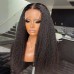 Kinky Straight 4x4 5x5 6x6 7x7 Transparent Closure Wig