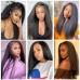 Kinky Straight 4x4 5x5 6x6 7x7 Transparent Closure Wig