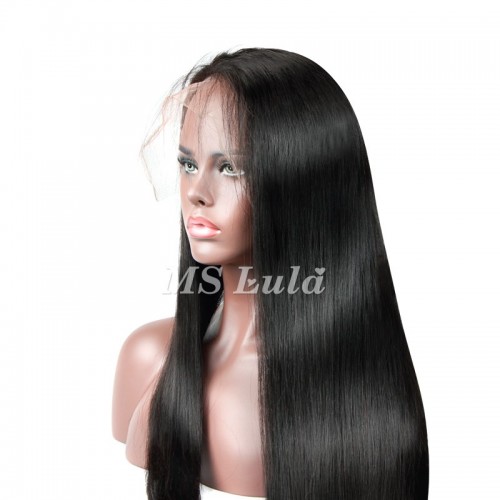 Straight Lace Closure Wig Made By Bundles With Closure 180% Density | Human Hair Wig | Lace Front
