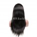 Straight Lace Closure Wig Made By Bundles With Closure 180% Density