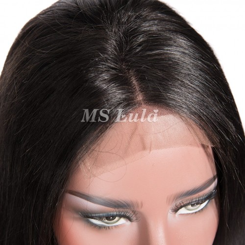 Straight Lace Closure Wig Made By Bundles With Closure 180% Density | Human Hair Wig | Lace Front