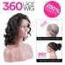 360 Lace Wig With 250 Density Bouncy Curl