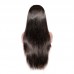 Machine-made Wig Natural Straight Lace Wig With Bangs
