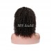 Kinky Curly Wig With Bangs Machine-made Wig For Black Women