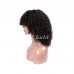 Kinky Curly Wig With Bangs Machine-made Wig For Black Women