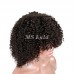 Kinky Curly Wig With Bangs Machine-made Wig For Black Women