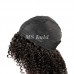 Kinky Curly Wig With Bangs Machine-made Wig For Black Women