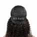 Kinky Curly Wig With Bangs Machine-made Wig For Black Women