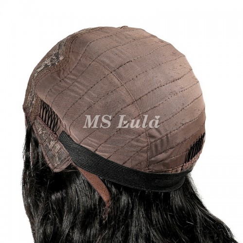 Natural Wave Lace Closure Wig Made By Bundles With Closure 250% Density | Human Hair Wig | Lace Front