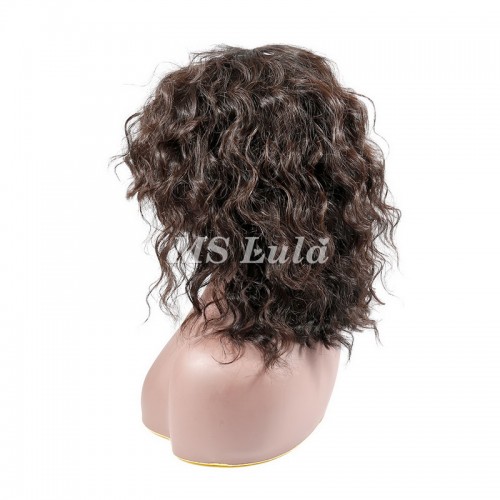 Human Hair Loose Body Wave Machine-made Bob Wig With Bangs | Human Hair Wig | Lace Front