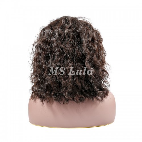 Human Hair Loose Body Wave Machine-made Bob Wig With Bangs | Human Hair Wig | Lace Front