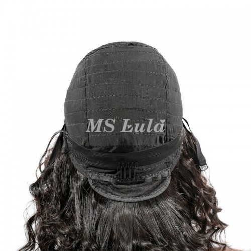 Human Hair Loose Body Wave Machine-made Bob Wig With Bangs | Human Hair Wig | Lace Front