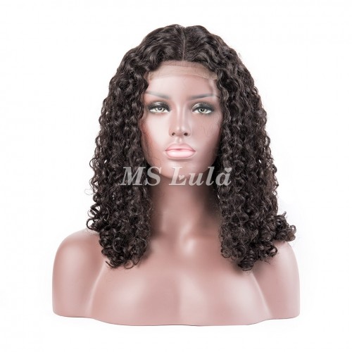 Natural Wave Lace Closure Wig Made By Bundles With Closure 250% Density | Human Hair Wig | Lace Front