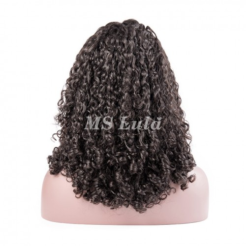 Natural Wave Lace Closure Wig Made By Bundles With Closure 250% Density | Human Hair Wig | Lace Front